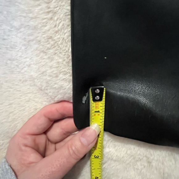 Zara vegan leather moto pants - Picture 5 of 7